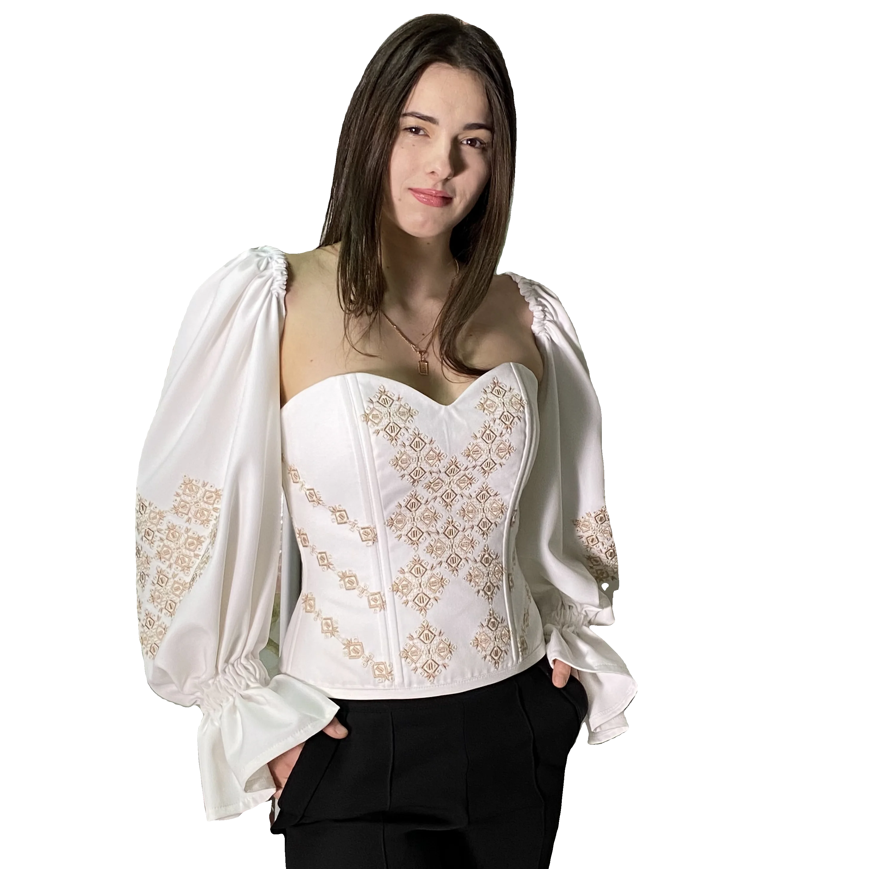 Зображення-2 товару: "Велислава" вишитий корсет