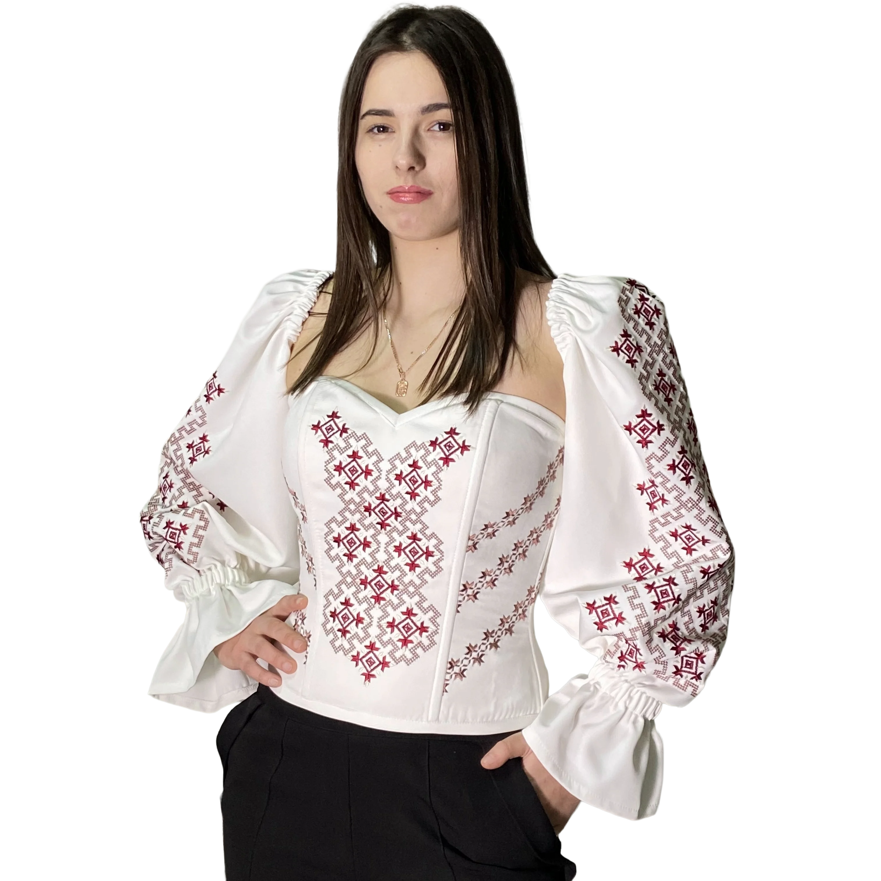 Зображення-2 товару: "Лана" вишитий корсет